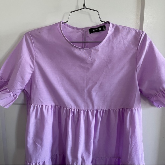 Missguided+ Purple Tiered Ruffled Sundress - Picture 4 of 10